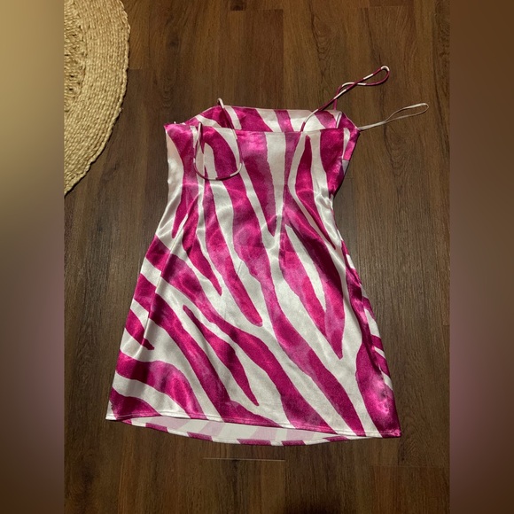 Rhea Mini Dress
The East Order pink zebra print slip party revolve formal $170 - Picture 11 of 14